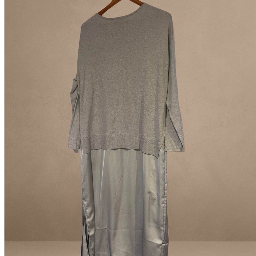 J Jill blue tiered dress - Picture 3 of 4